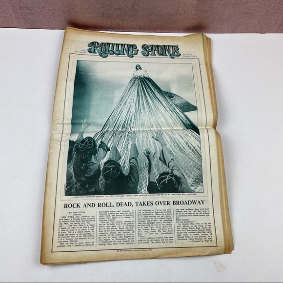 Vintage Rolling Stone Magazine Elvis Lyman Family December 23, 1971 Music - Picture 5 of 5